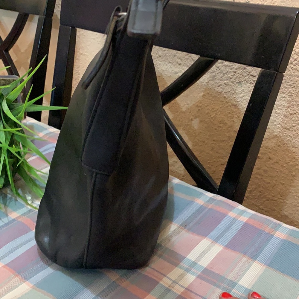 Coach Black Leather Hobo Shoulder Bag - Picture 4 of 9